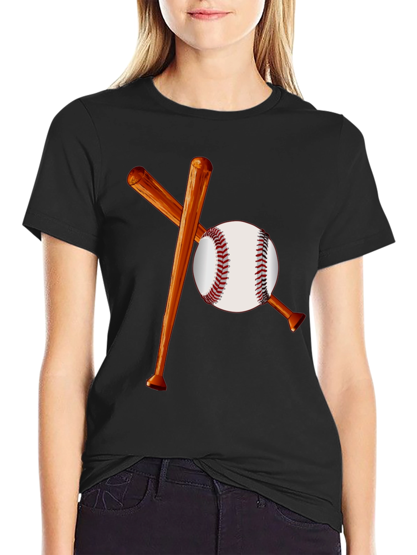 Baseball Bats and Ball Graphic Tee