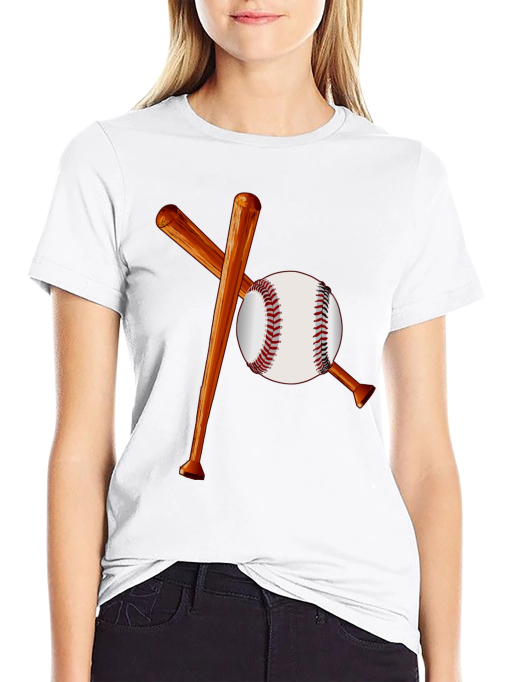 Baseball Bats and Ball Graphic Tee