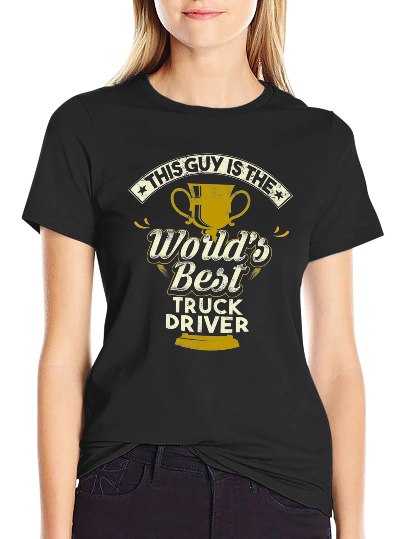 Worlds Best Truck Driver T-Shirt - Gift for Truckers