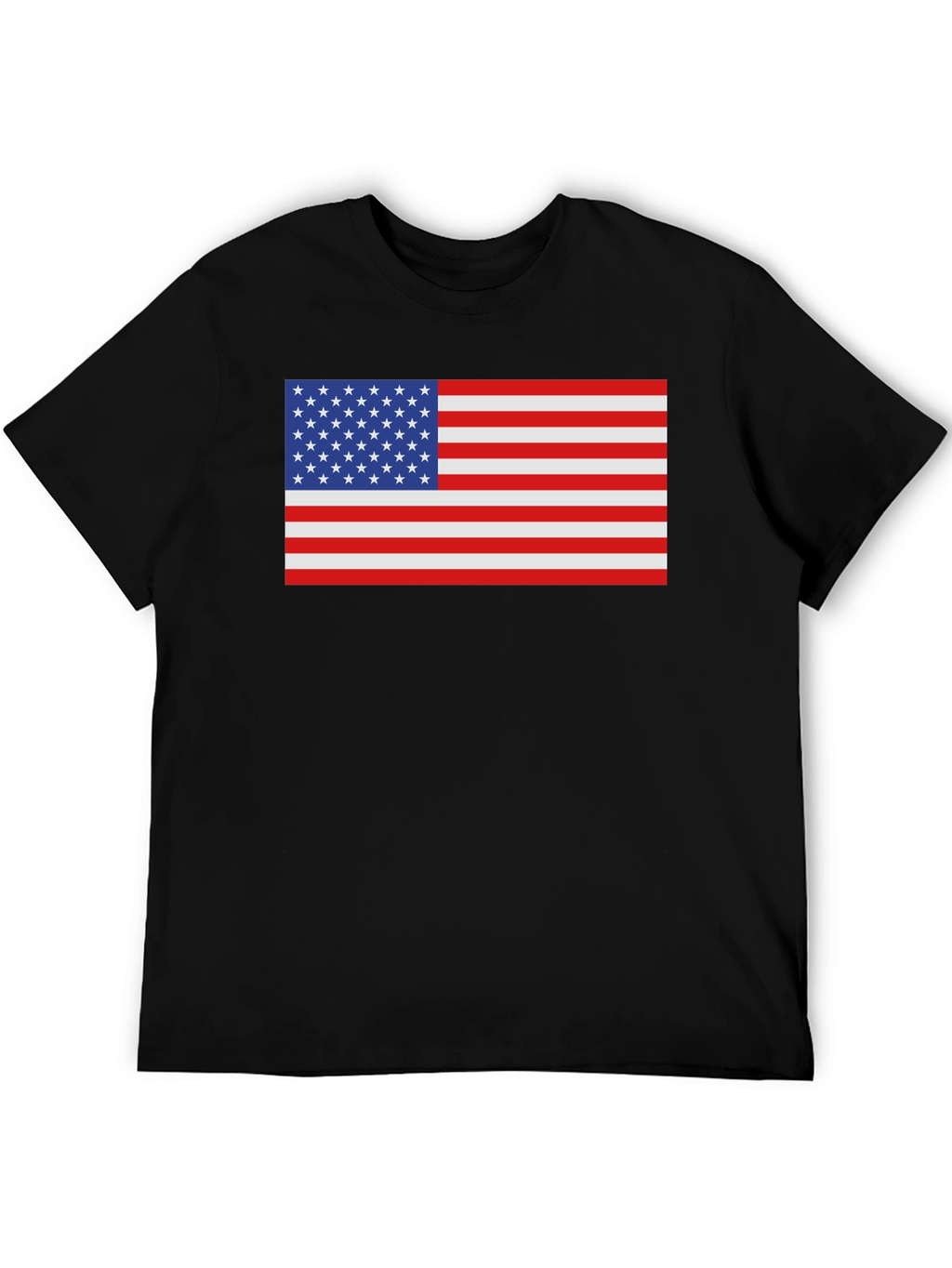 USA Flag Graphic Tee - Patriotic Style