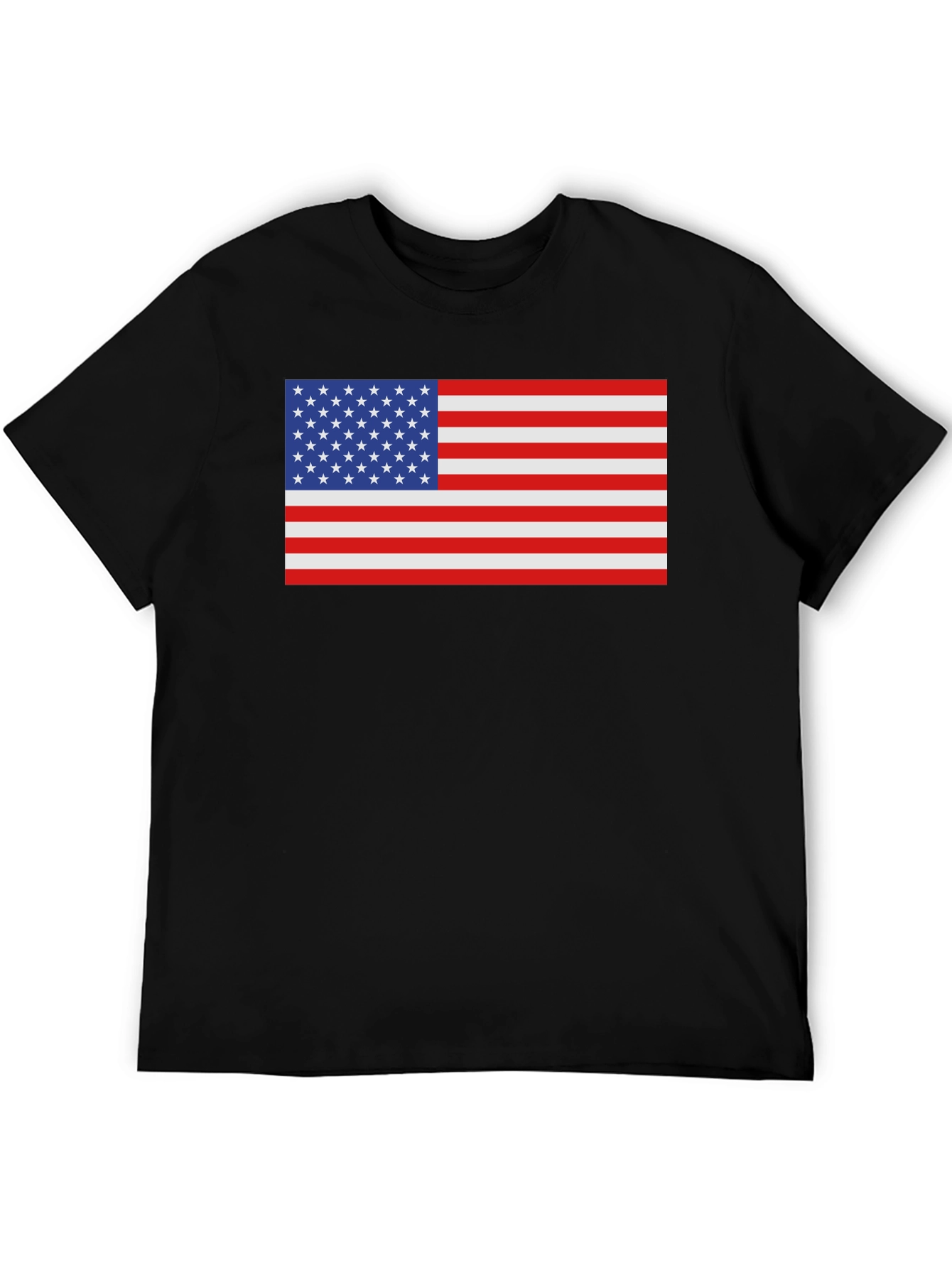 USA Flag Graphic Tee - Patriotic Style