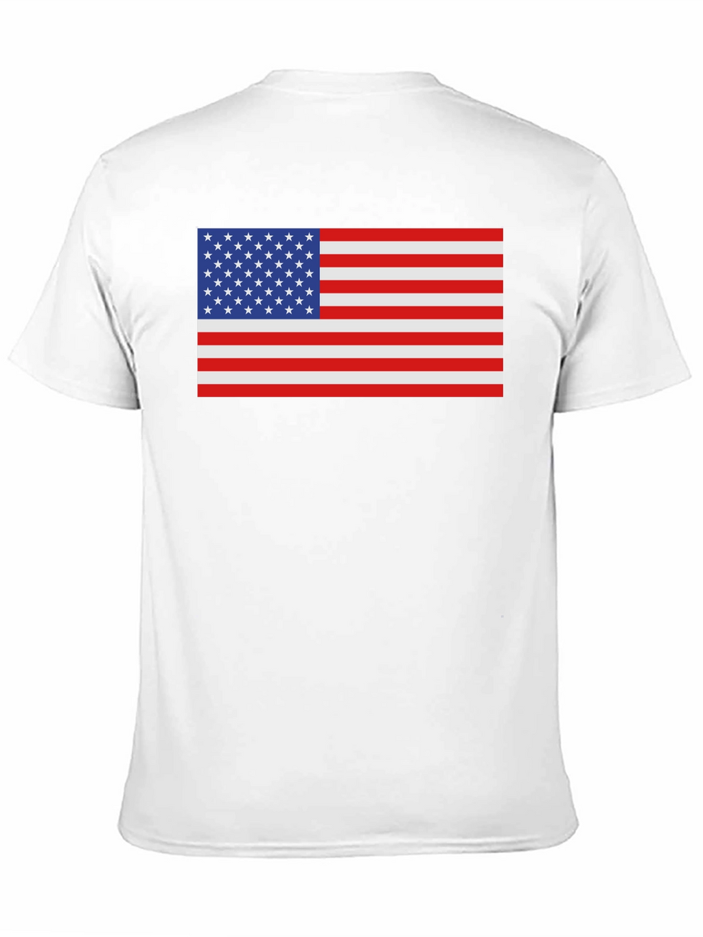 USA Flag Graphic Tee - Patriotic Style