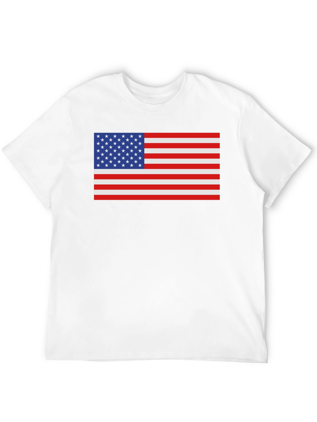 USA Flag Graphic Tee - Patriotic Style