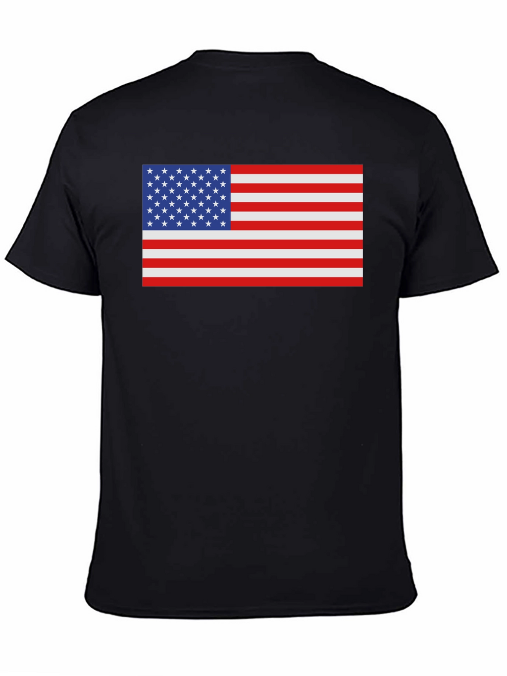 USA Flag Graphic Tee - Patriotic Style