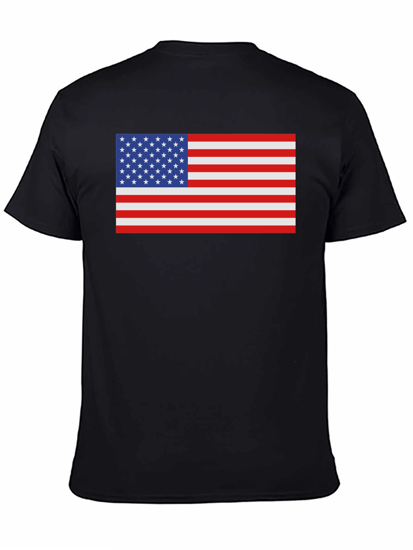 USA Flag Graphic Tee - Patriotic Style