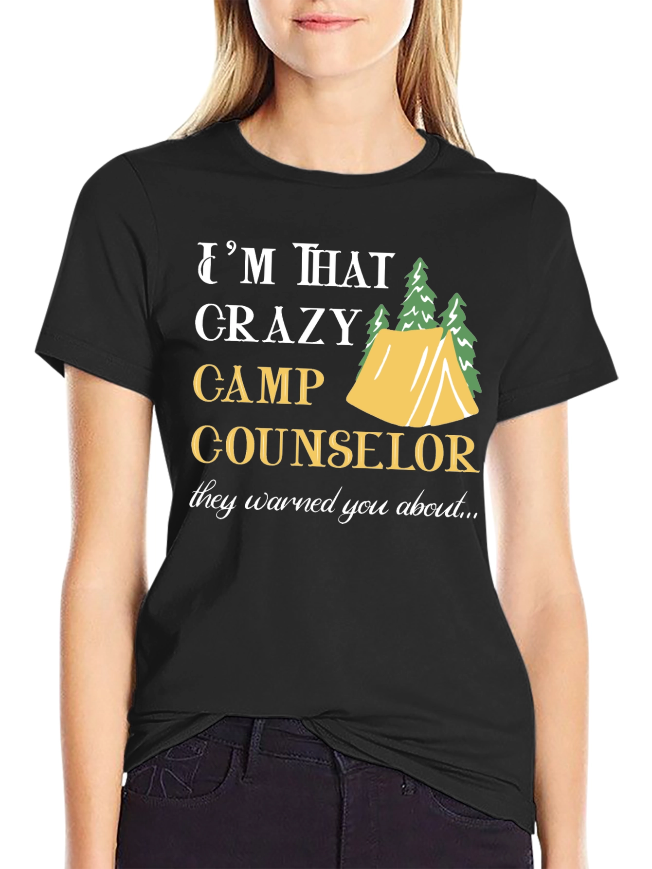 Crazy Camp Counselor T-Shirt - Camping Humor Tee