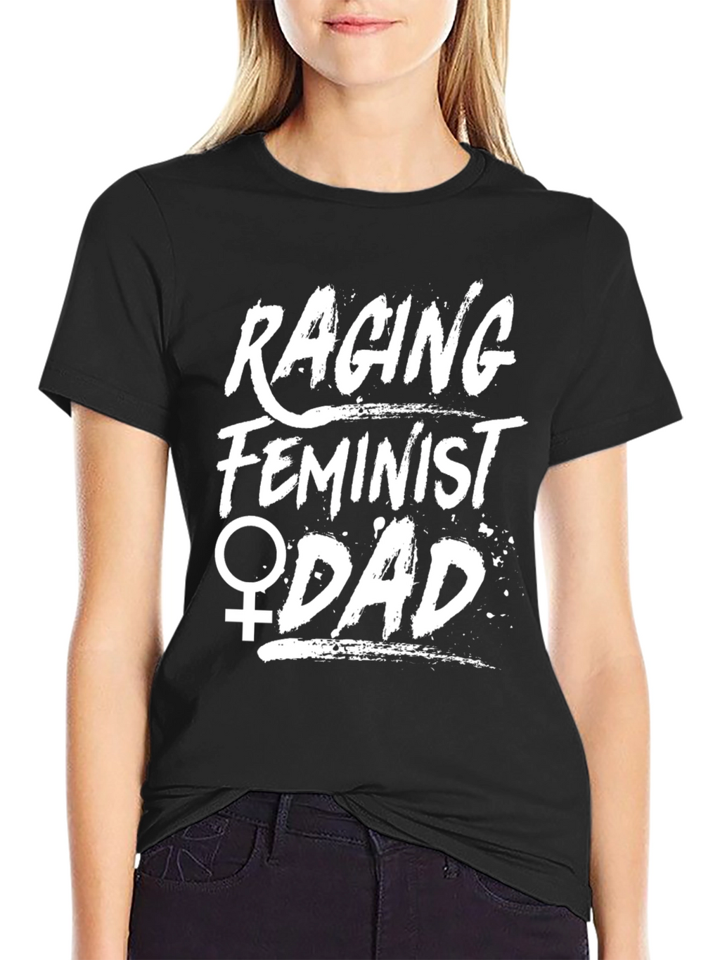 Raging Feminist Dad Graphic T-Shirt