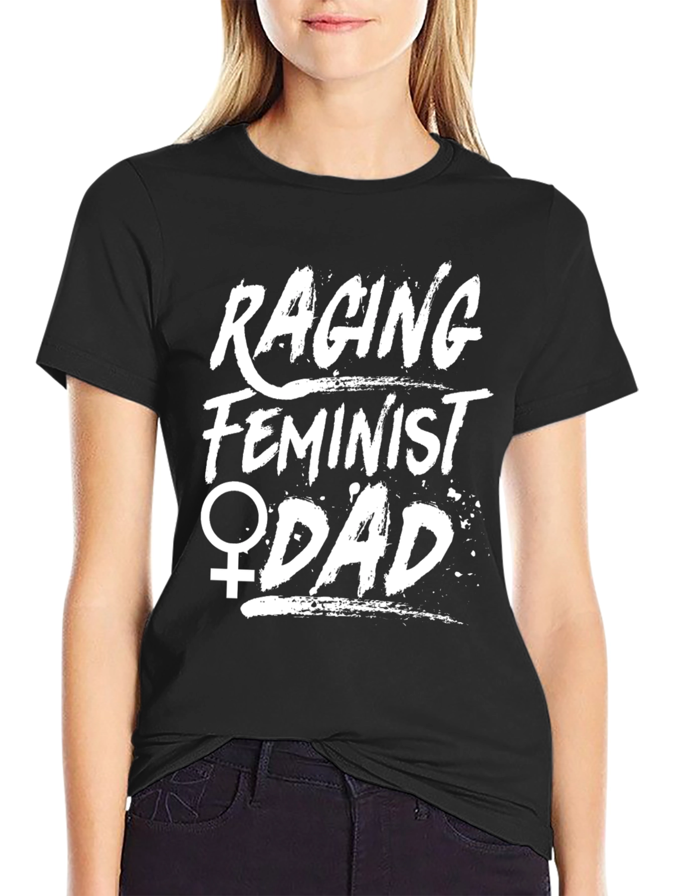 Raging Feminist Dad Graphic T-Shirt