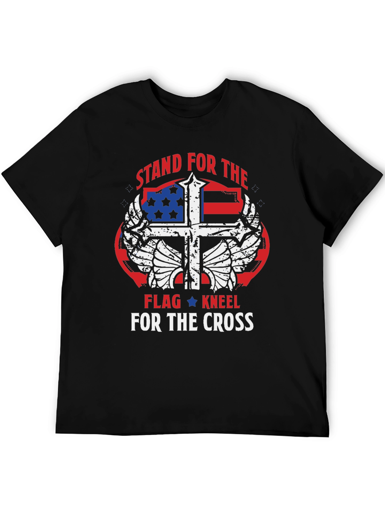 Stand For Flag Kneel For Cross T-Shirt