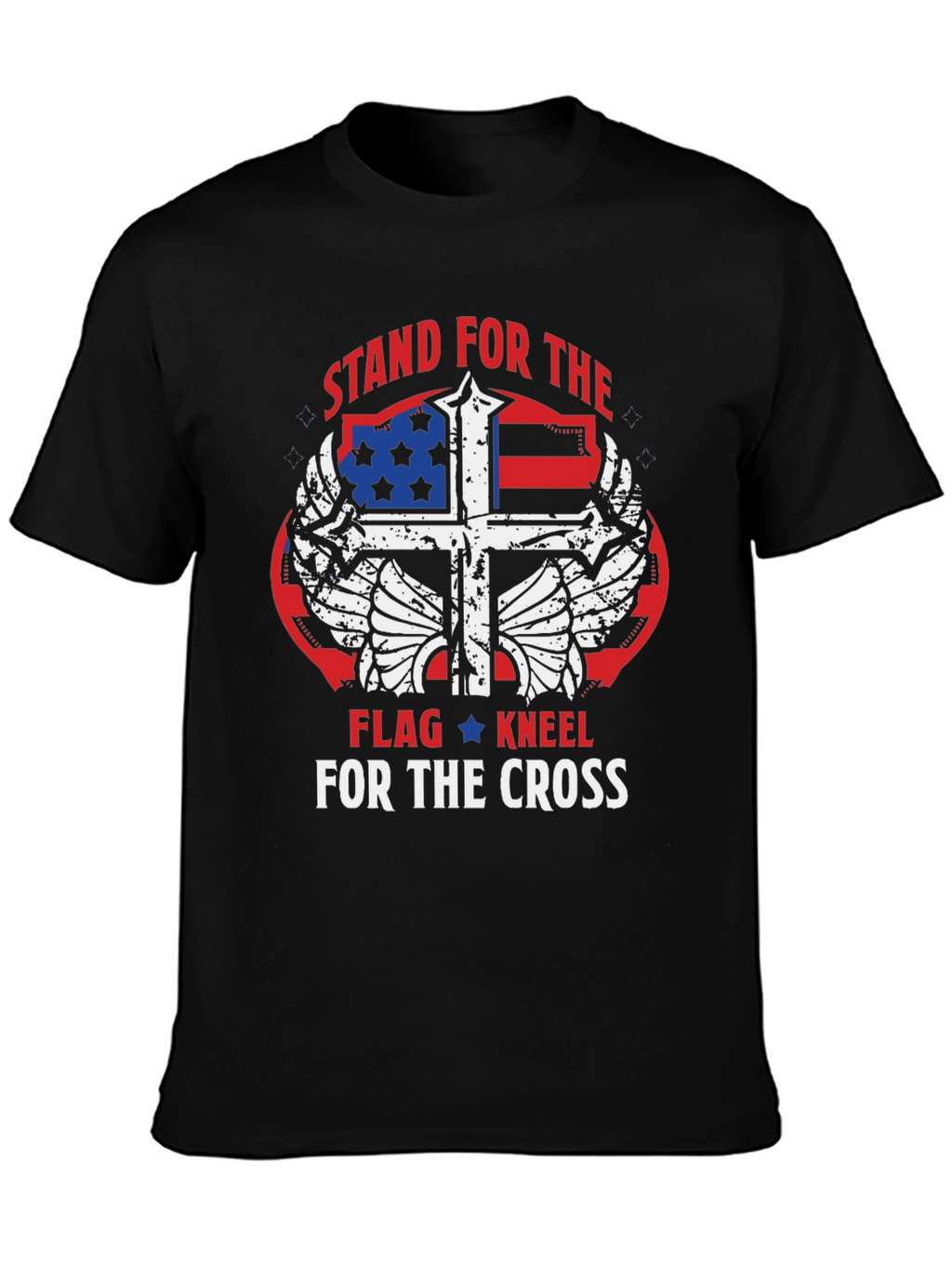 Stand For Flag Kneel For Cross T-Shirt