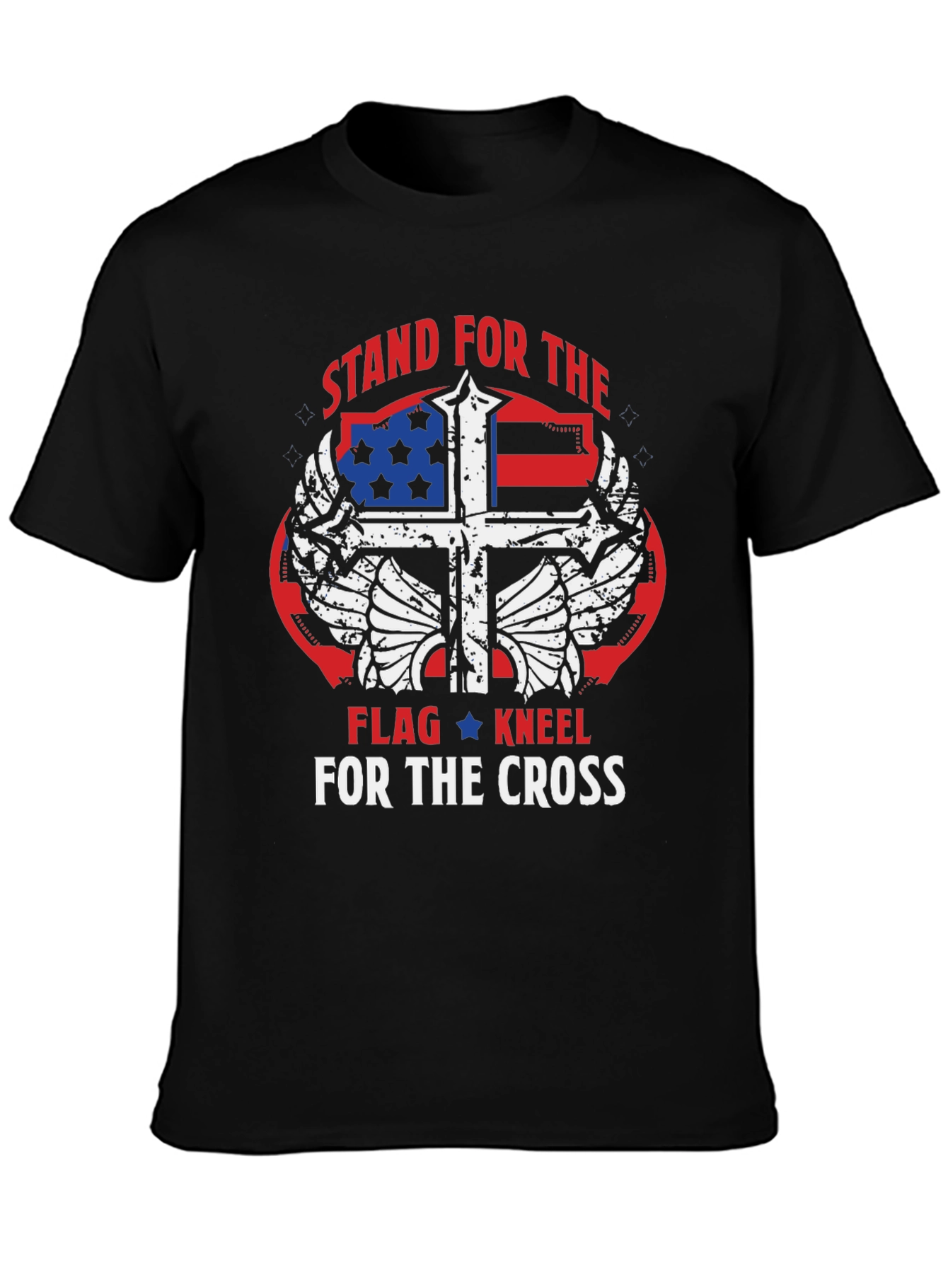 Stand For Flag Kneel For Cross T-Shirt