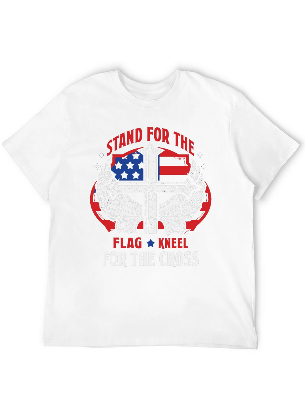 Stand For Flag Kneel For Cross T-Shirt