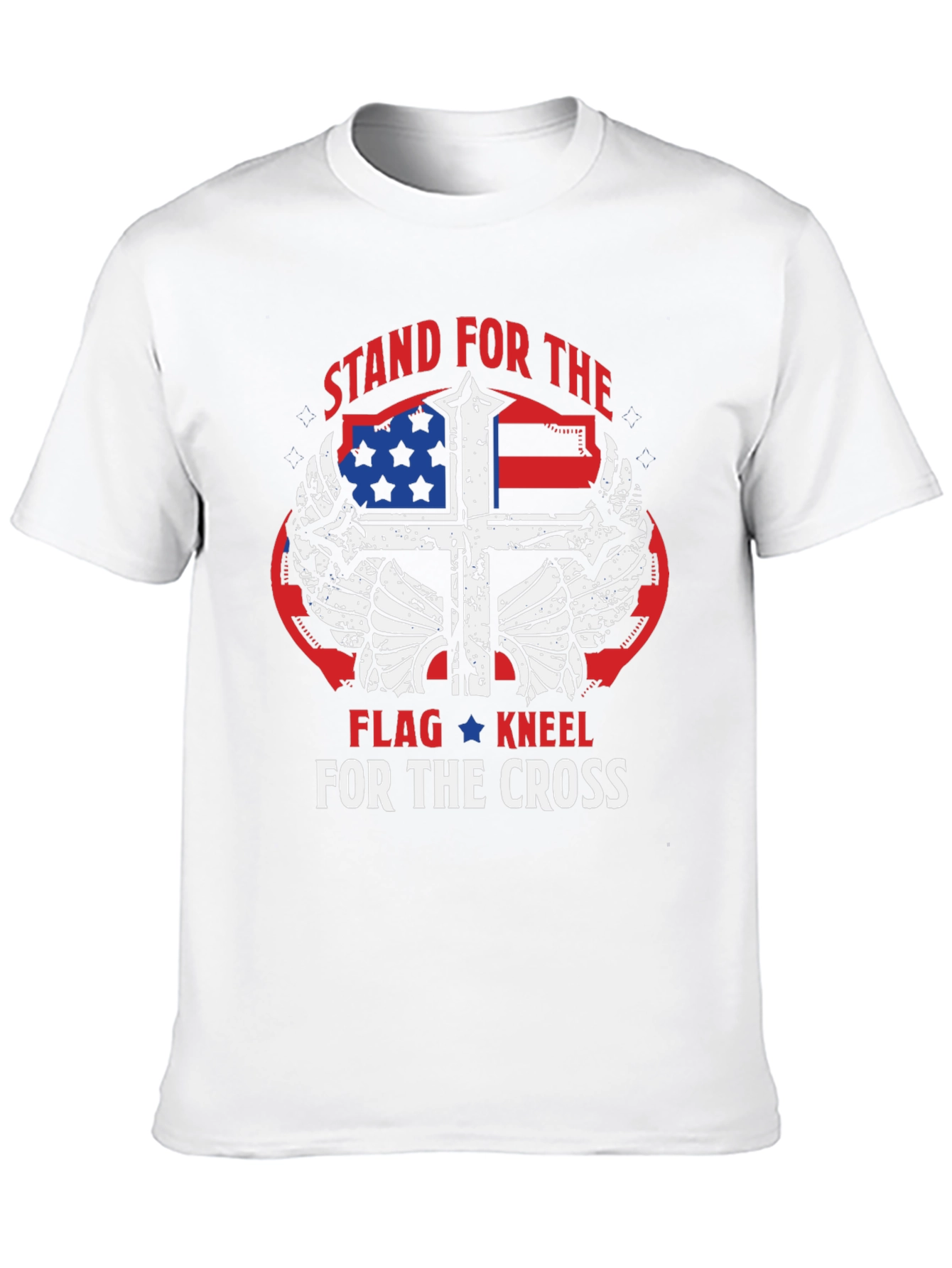Stand For Flag Kneel For Cross T-Shirt