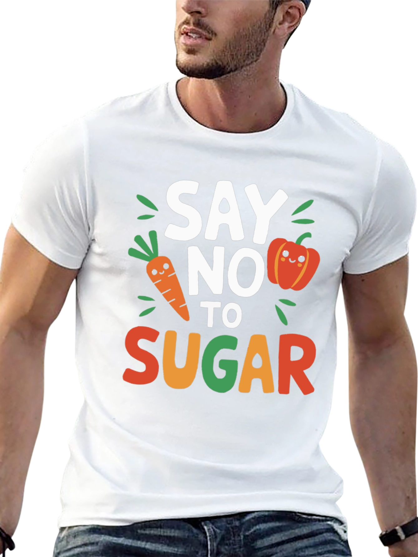 Say No To Sugar Graphic Tee