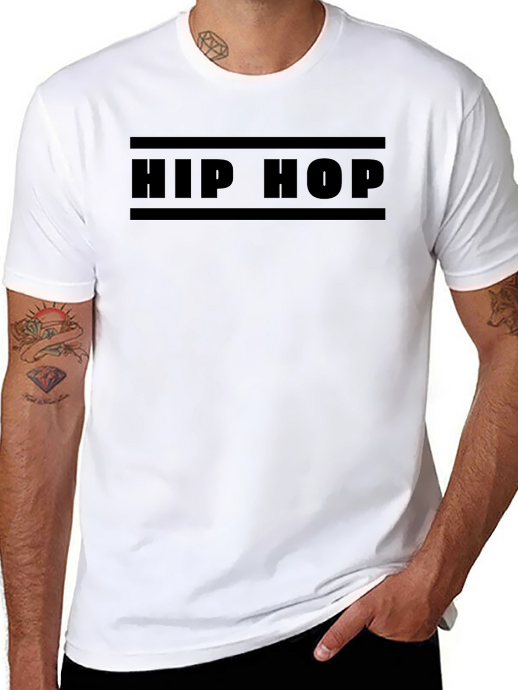 Hip Hop Black Graphic Tee