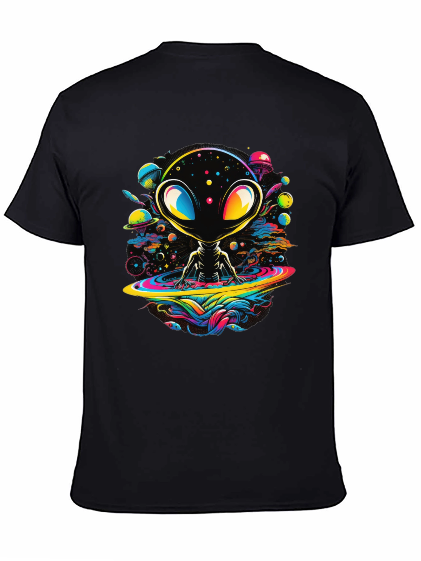 Neon Alien Graphic Tee - Out of This World Style