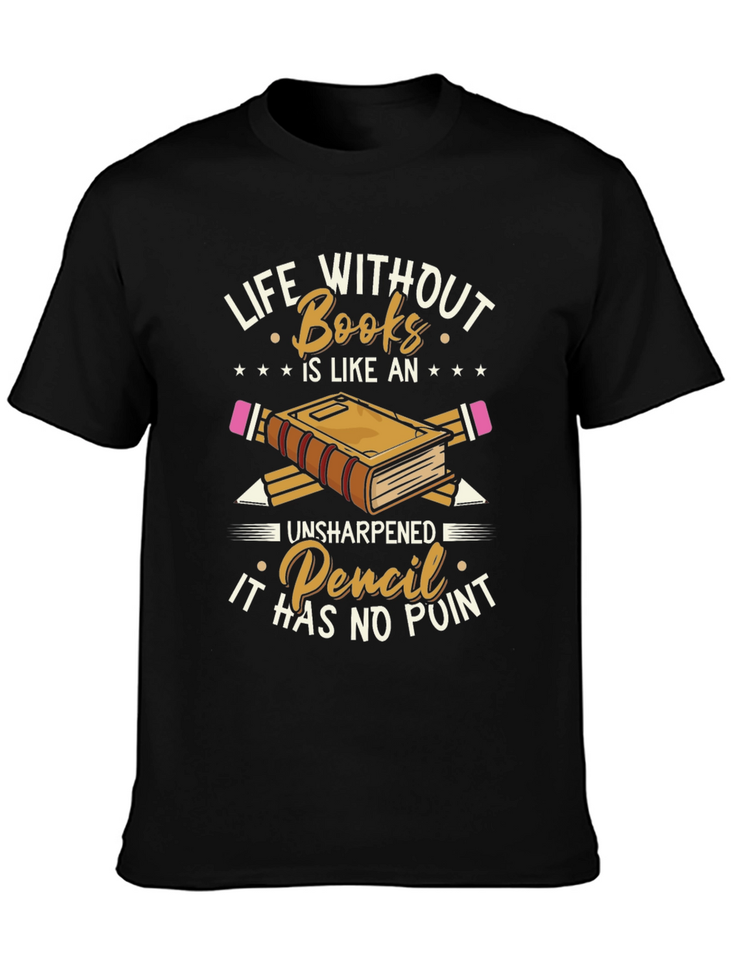 Life Without Books Graphic Tee