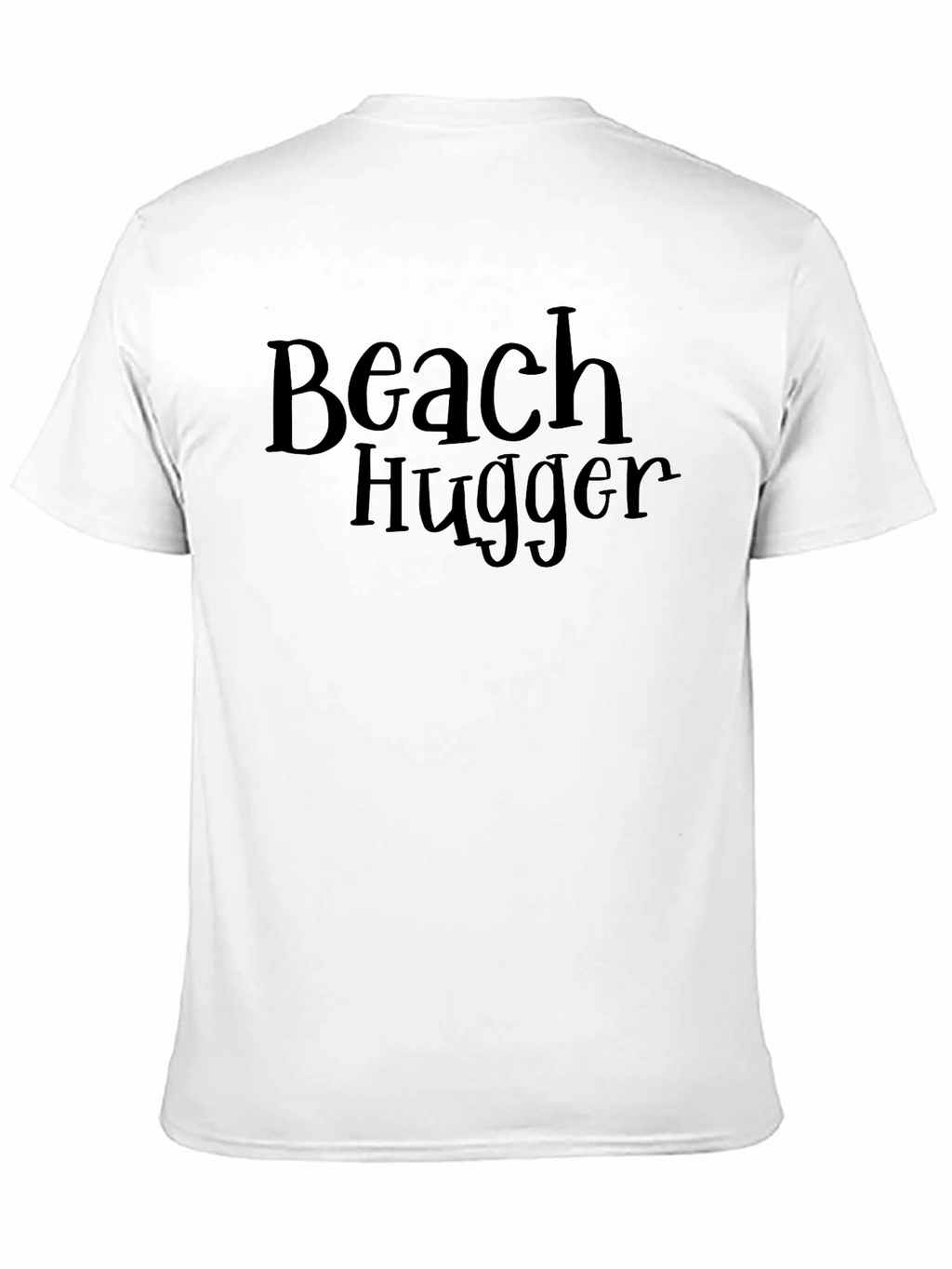 Beach Hugger Graphic Tee - Casual Black T-Shirt