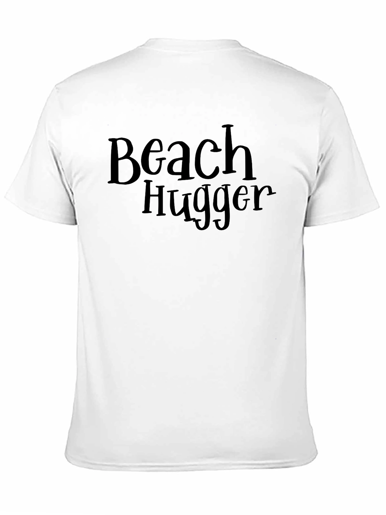 Beach Hugger Graphic Tee - Casual Black T-Shirt