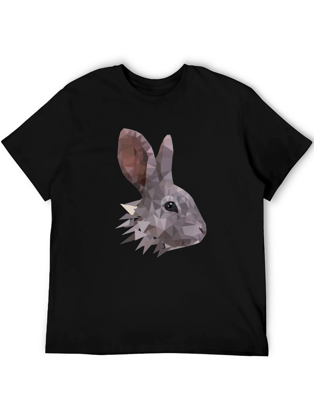 Geometric Rabbit T-Shirt - Modern Minimalist Design