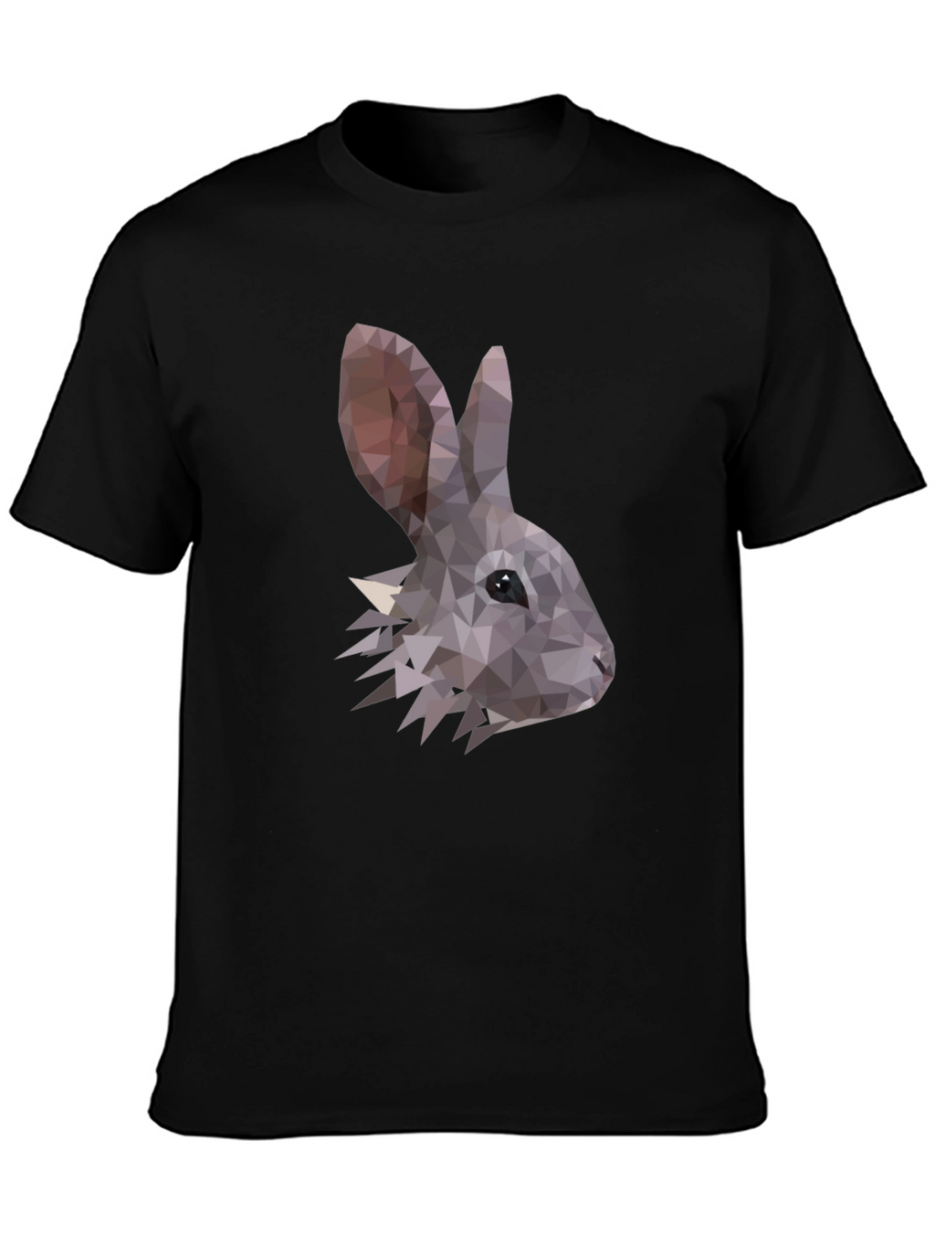 Geometric Rabbit T-Shirt - Modern Minimalist Design