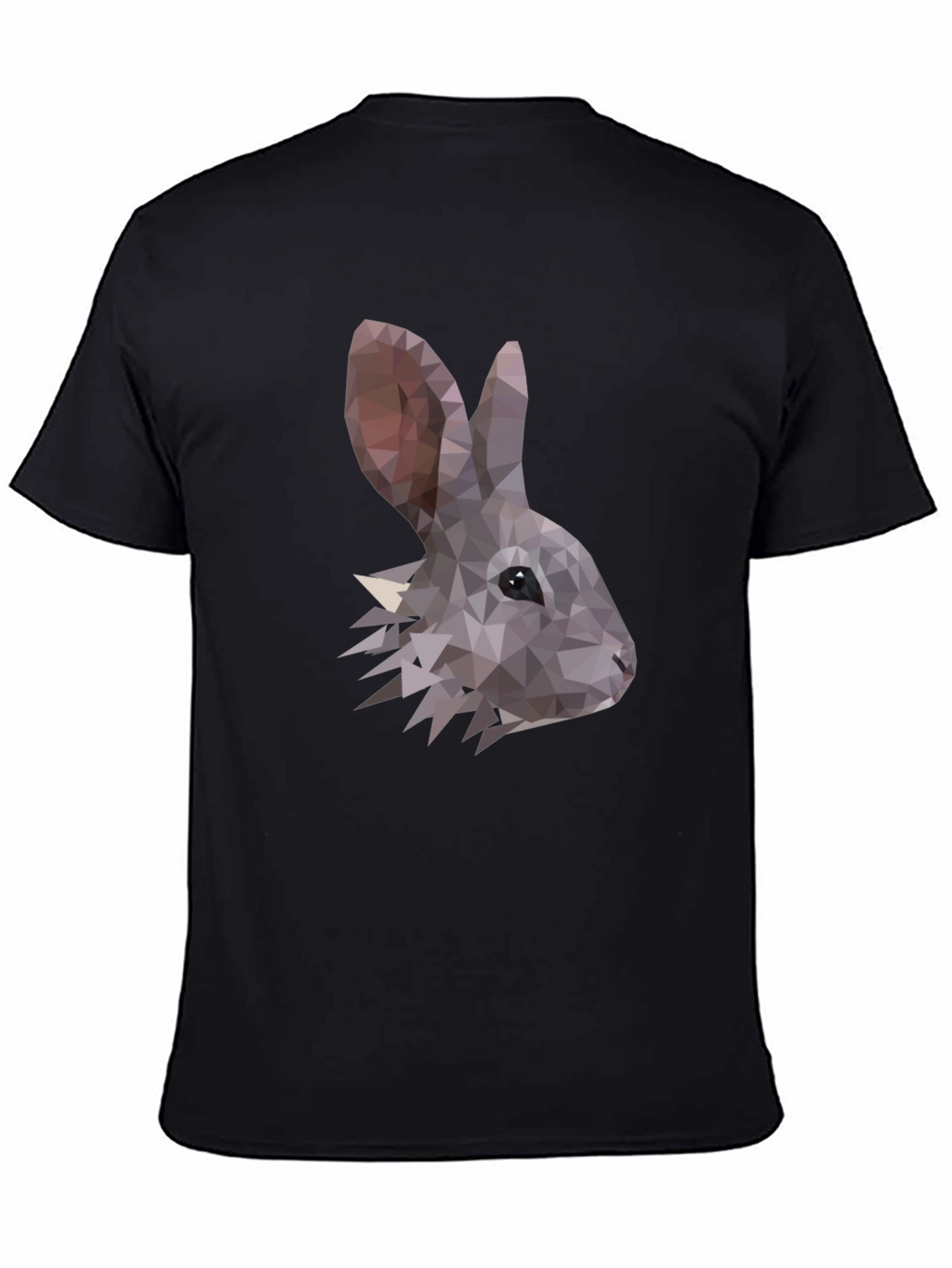 Geometric Rabbit T-Shirt - Modern Minimalist Design