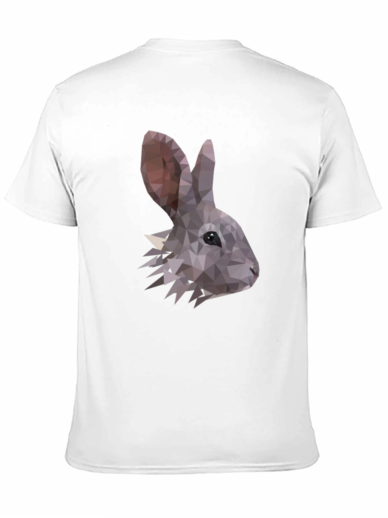 Geometric Rabbit T-Shirt - Modern Minimalist Design