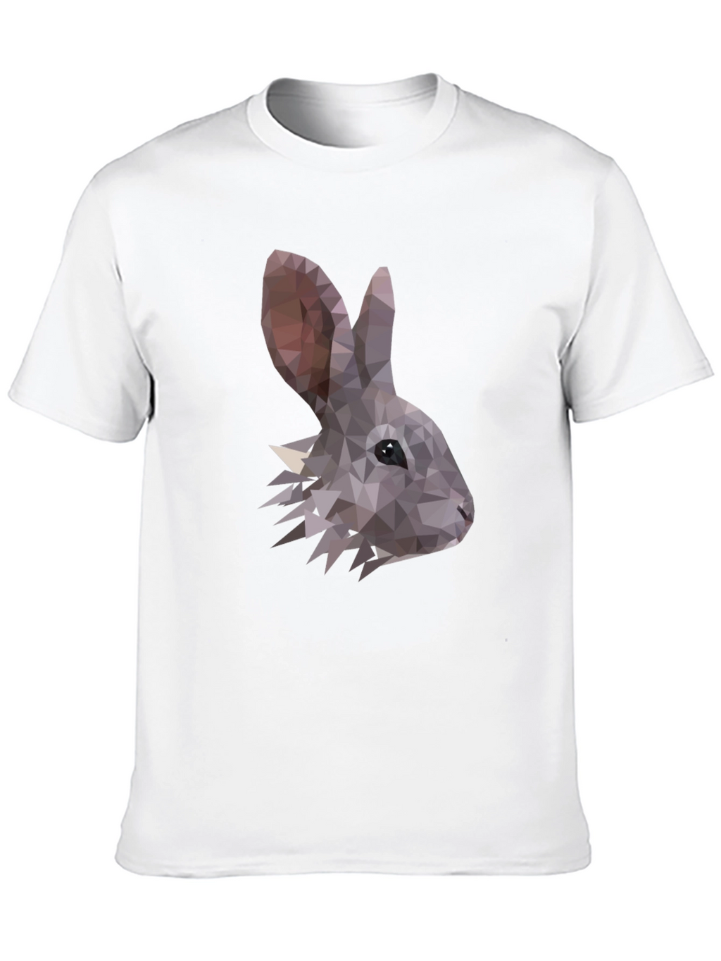 Geometric Rabbit T-Shirt - Modern Minimalist Design
