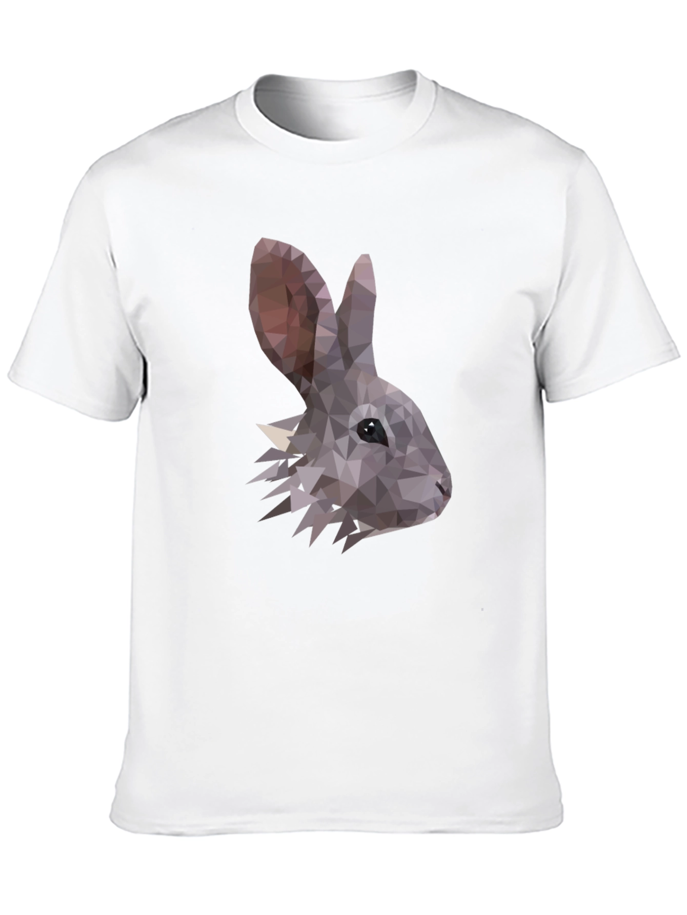 Geometric Rabbit T-Shirt - Modern Minimalist Design