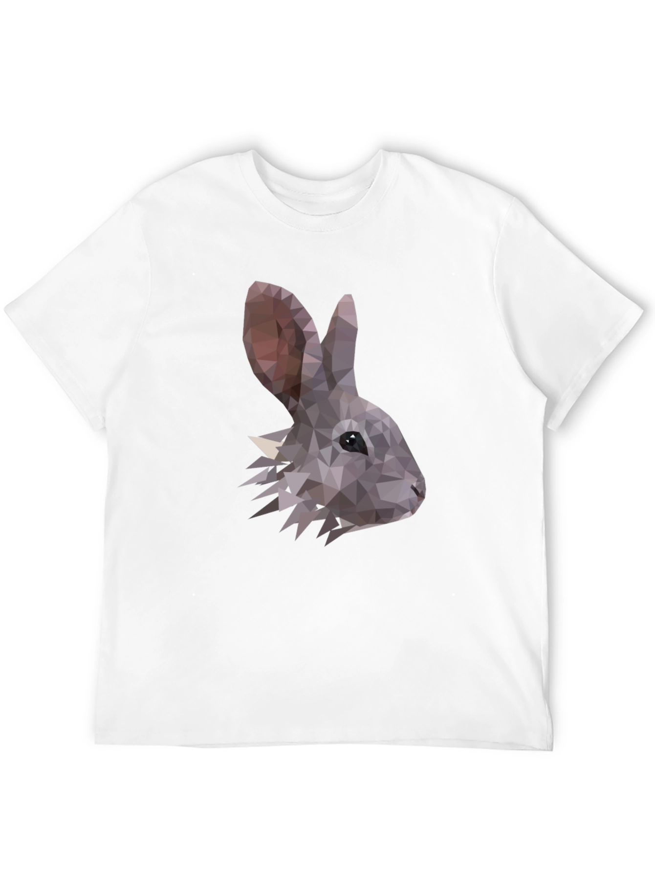 Geometric Rabbit T-Shirt - Modern Minimalist Design