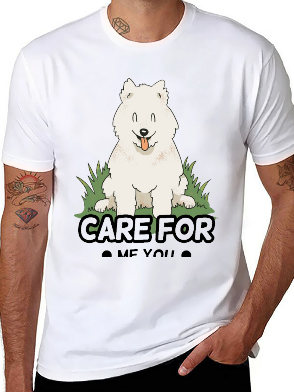 Care For Me Dog T-Shirt
