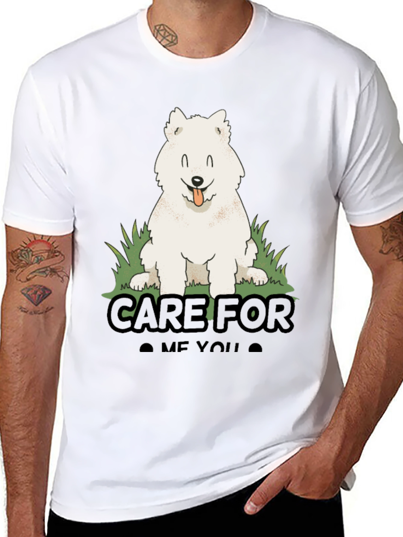 Care For Me Dog T-Shirt