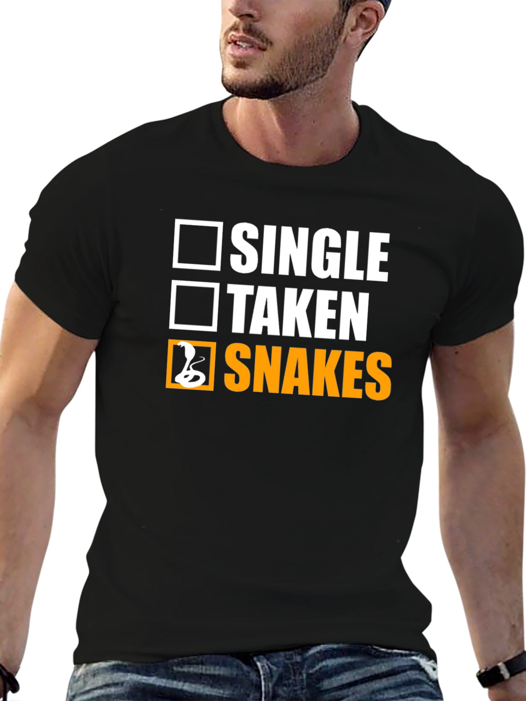 Single Taken Snakes T-Shirt - Funny Graphic Tee