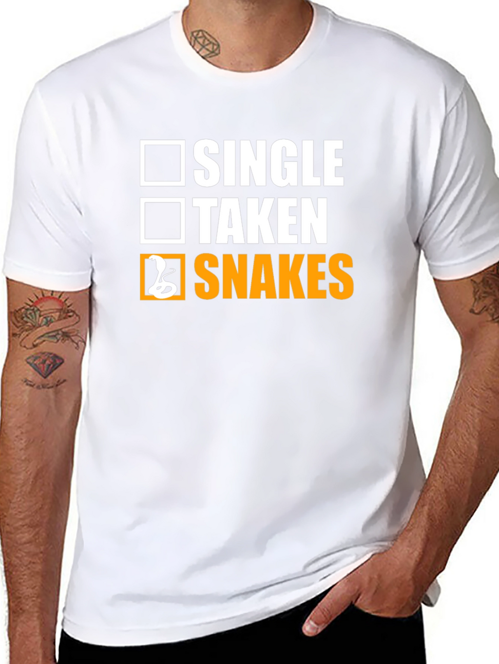 Single Taken Snakes T-Shirt - Funny Graphic Tee