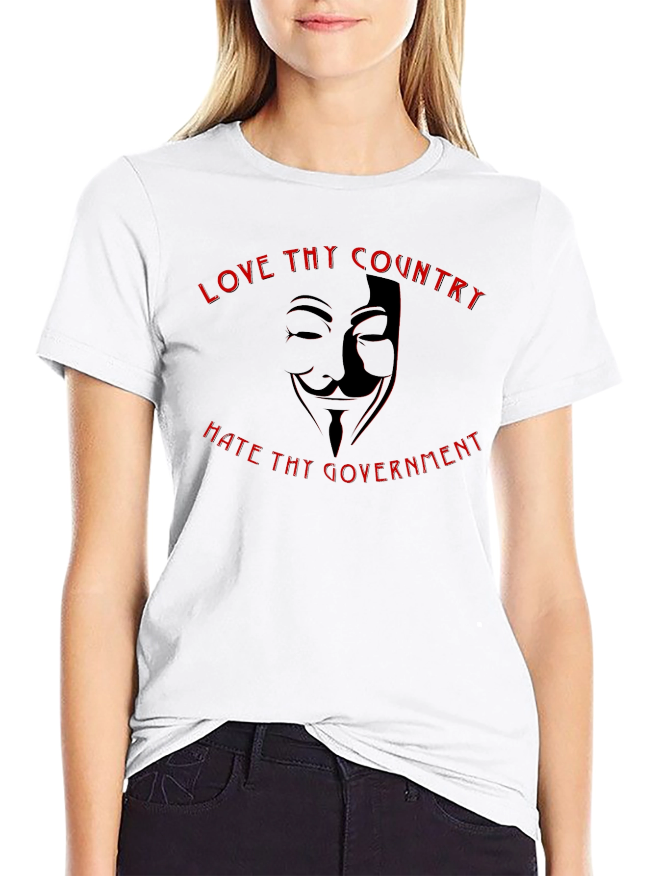 Love Country Hate Government Graphic T-Shirt