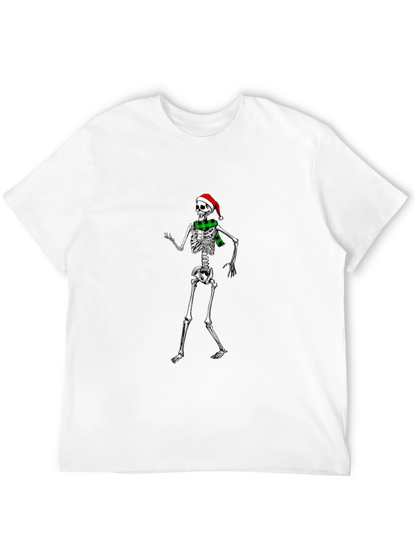 Festive Skeleton Graphic Tee