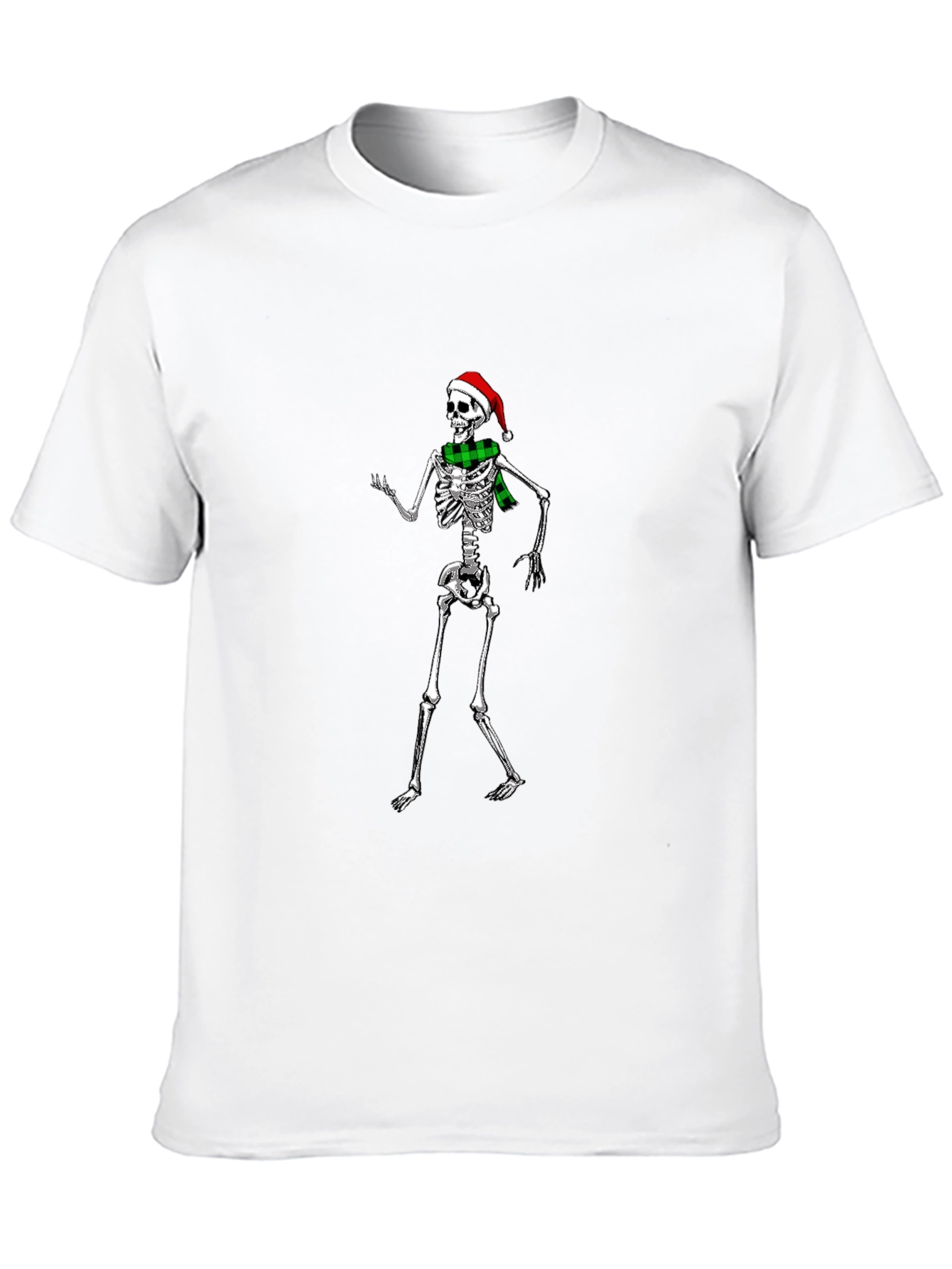 Festive Skeleton Graphic Tee
