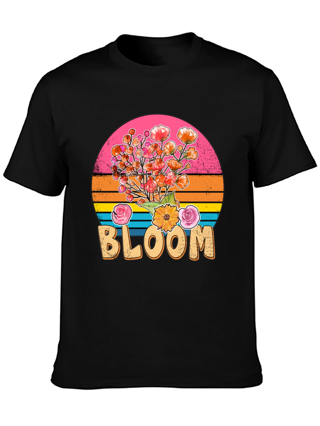Retro Bloom T-Shirt - Floral Graphic Tee