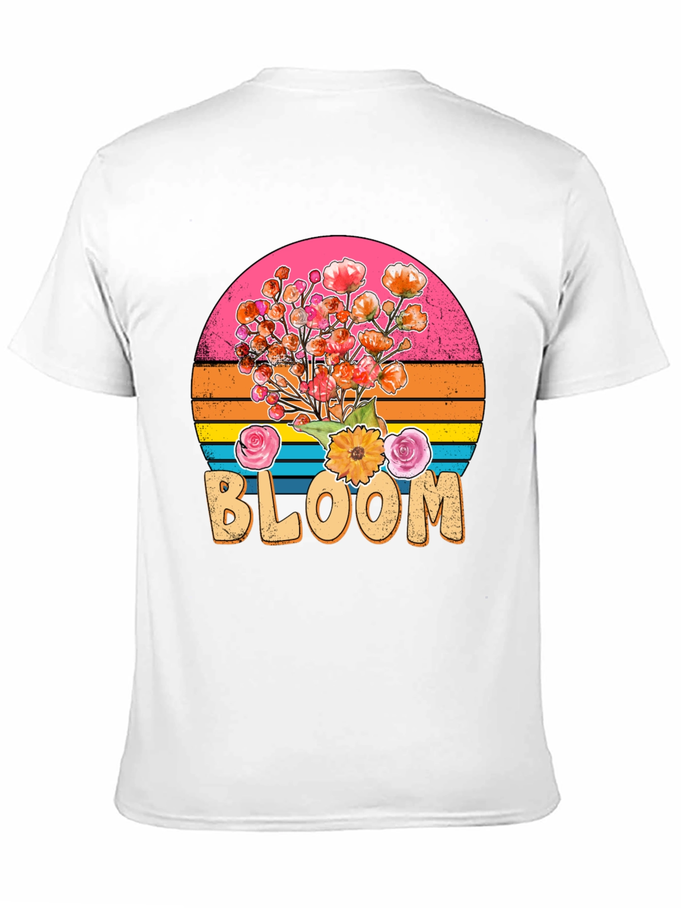 Retro Bloom T-Shirt - Floral Graphic Tee