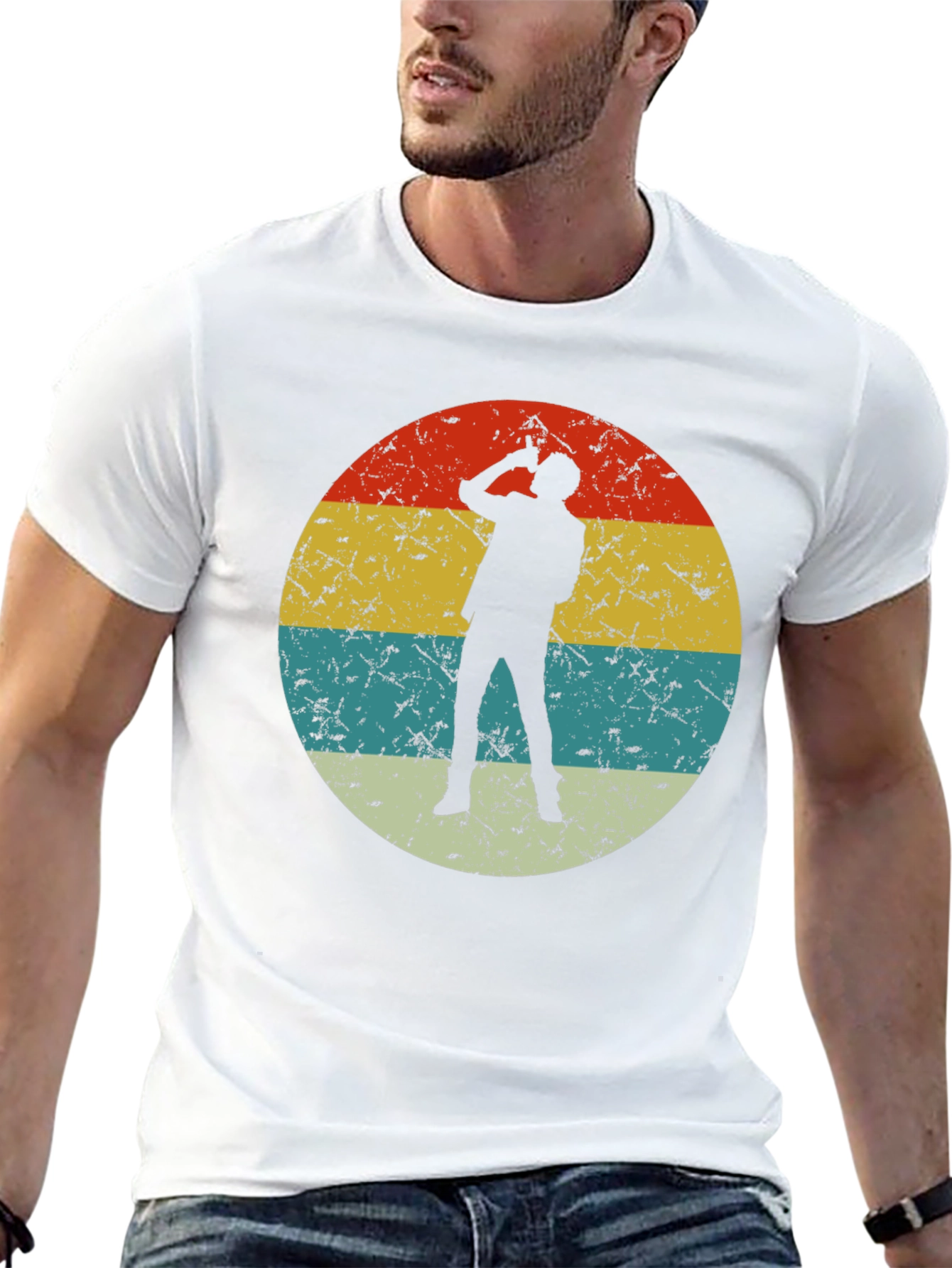 Retro Silhouette T-Shirt - Unique Design