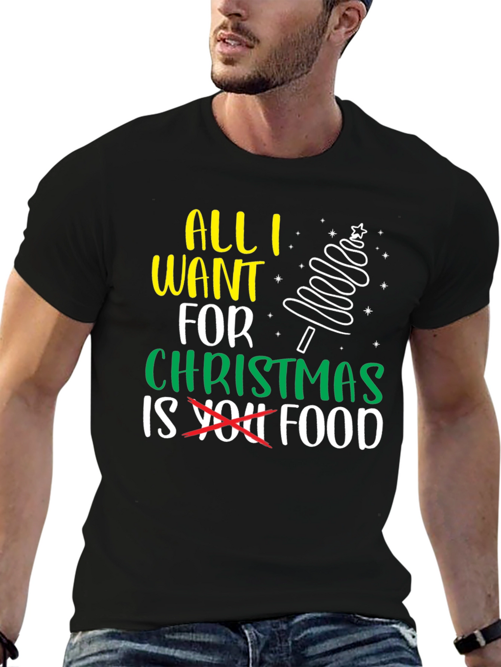 All I Want For Christmas Is Food T-Shirt