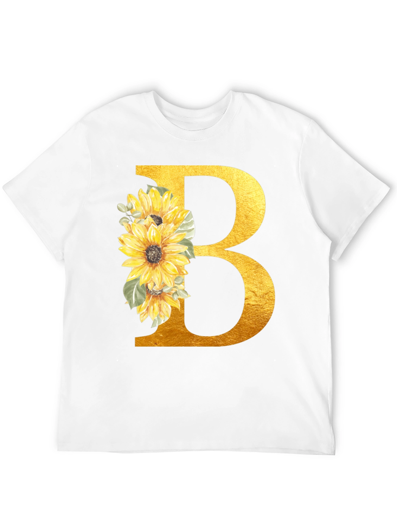 Floral Letter B Graphic Tee