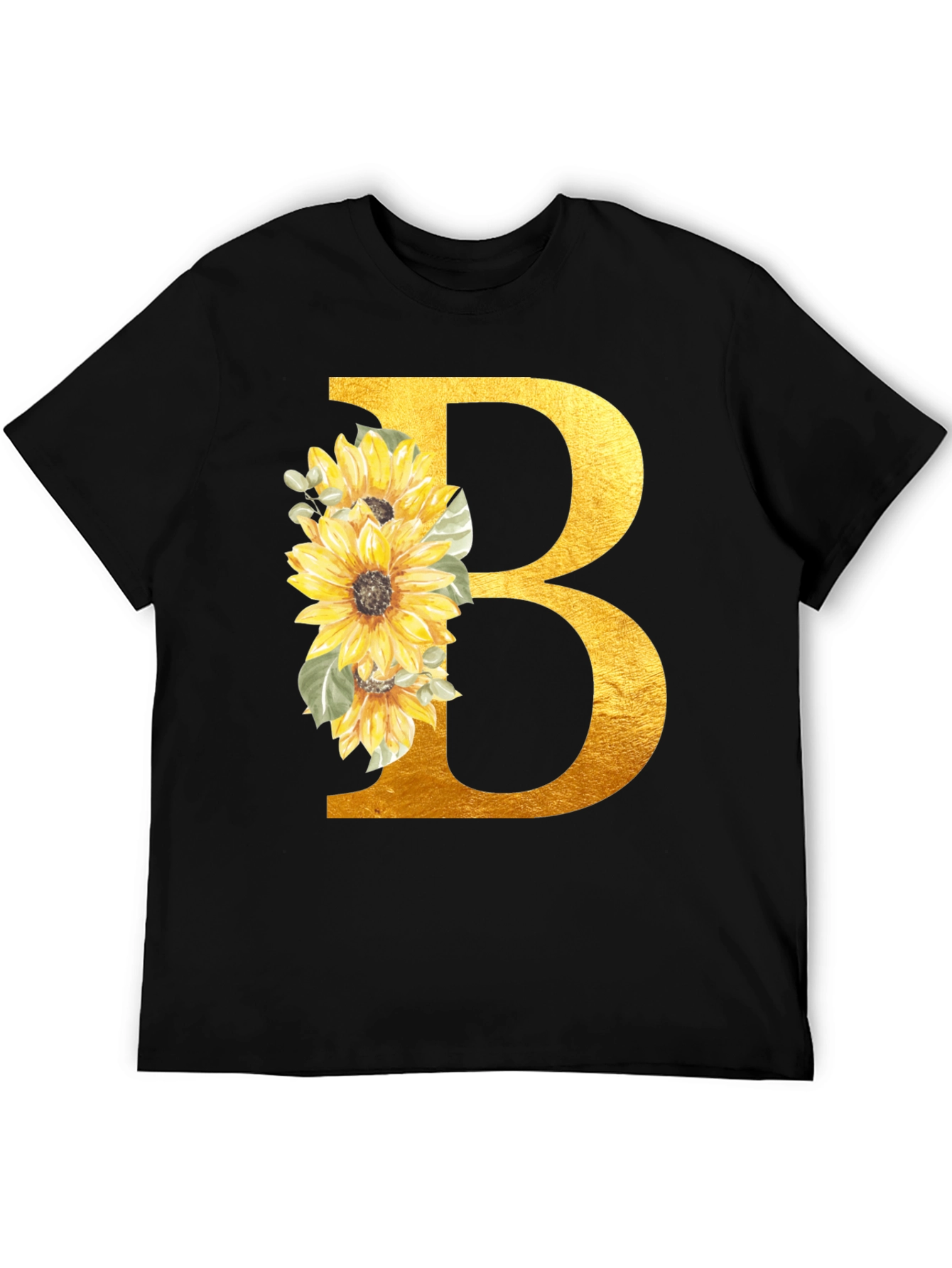 Floral Letter B Graphic Tee