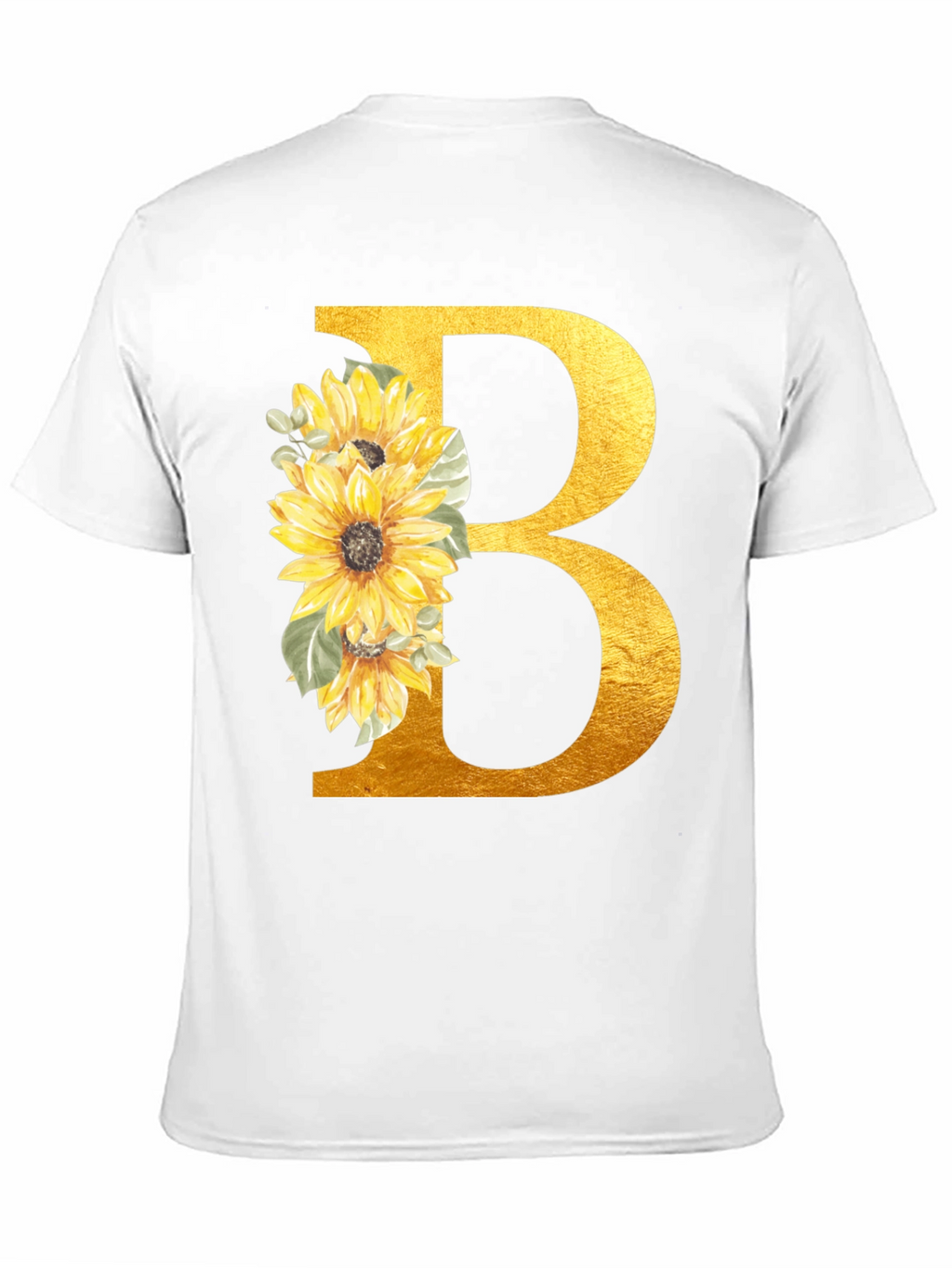 Floral Letter B Graphic Tee