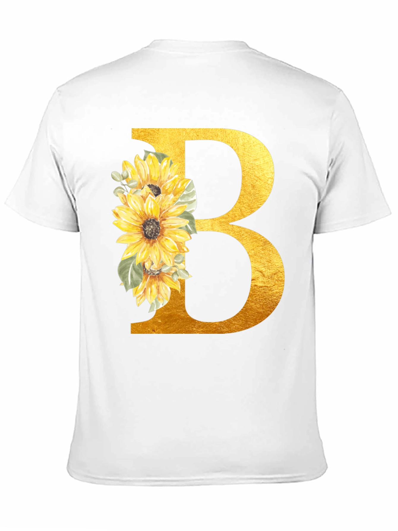 Floral Letter B Graphic Tee