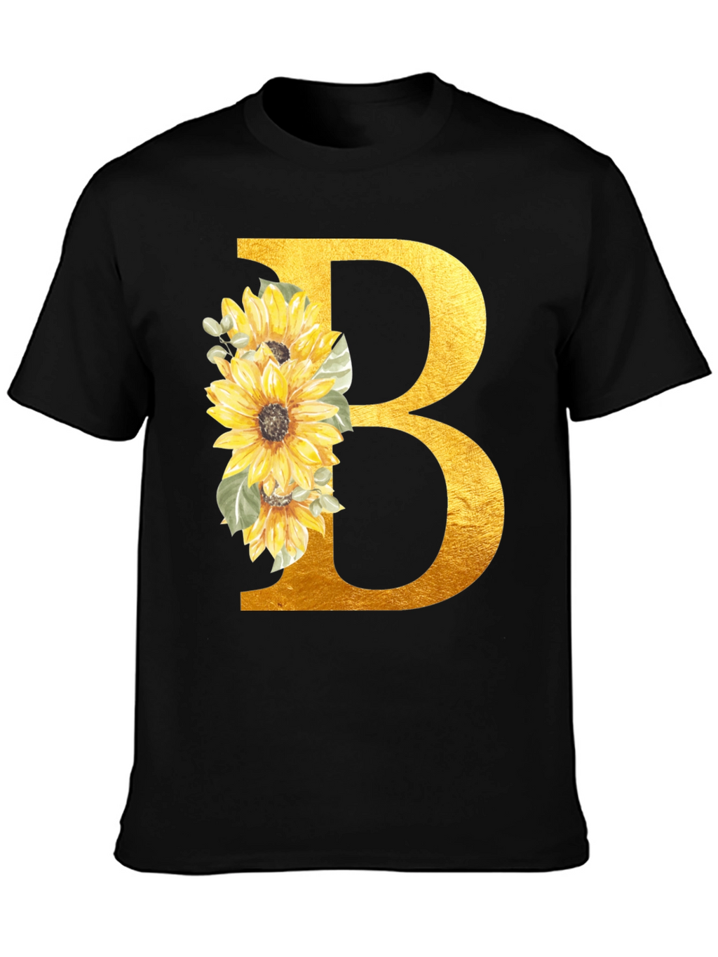 Floral Letter B Graphic Tee