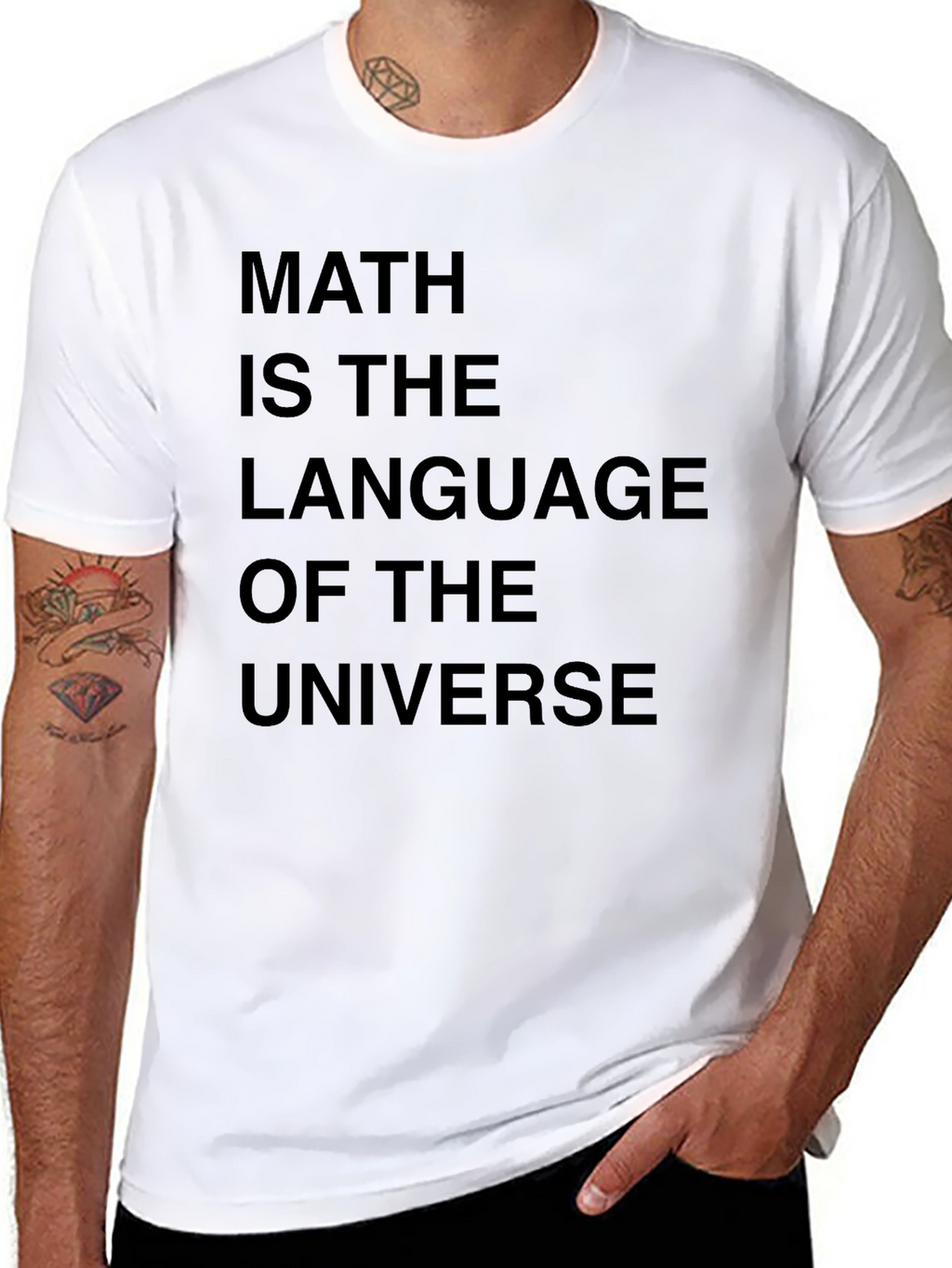Math is the Language of the Universe Graphic Tee
