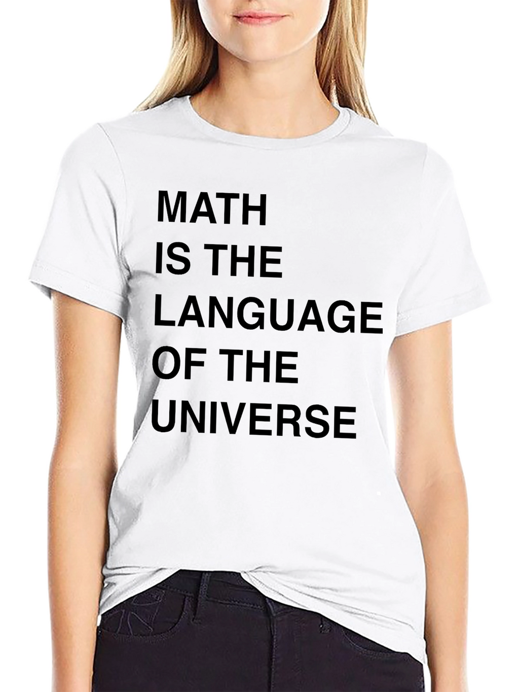 Math is the Language of the Universe Graphic Tee