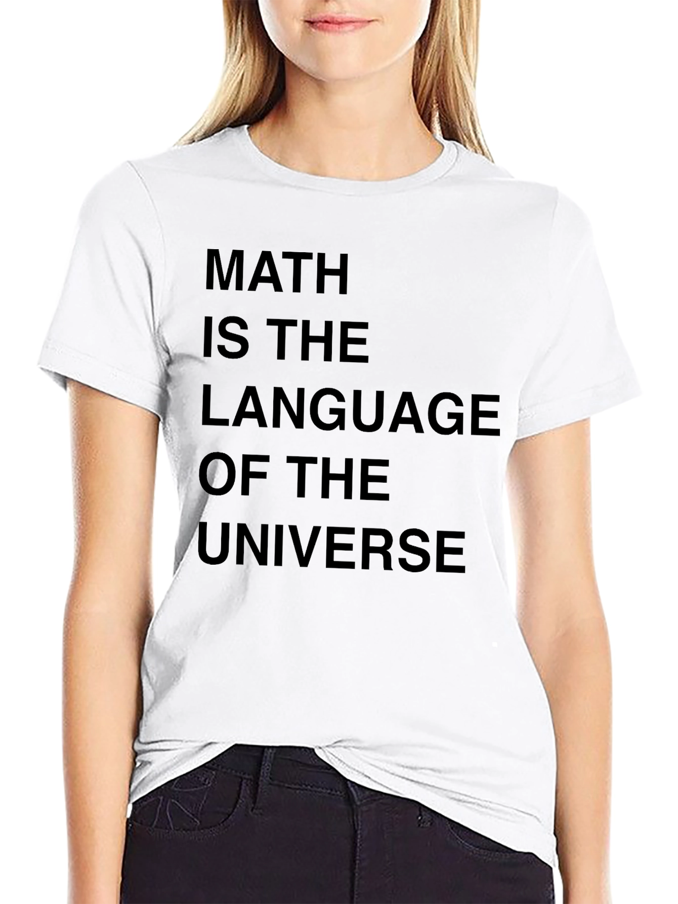 Math is the Language of the Universe Graphic Tee