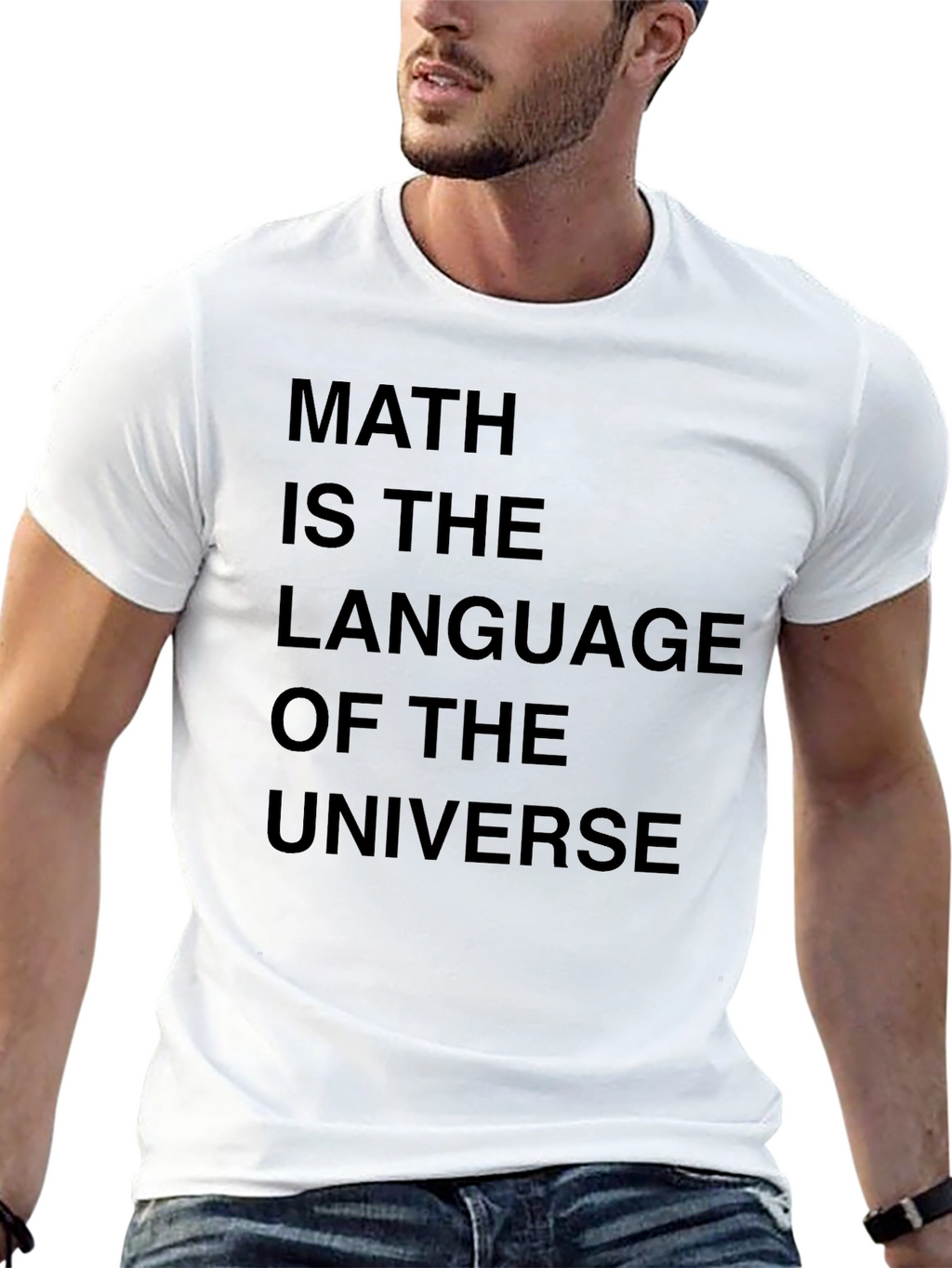 Math is the Language of the Universe Graphic Tee